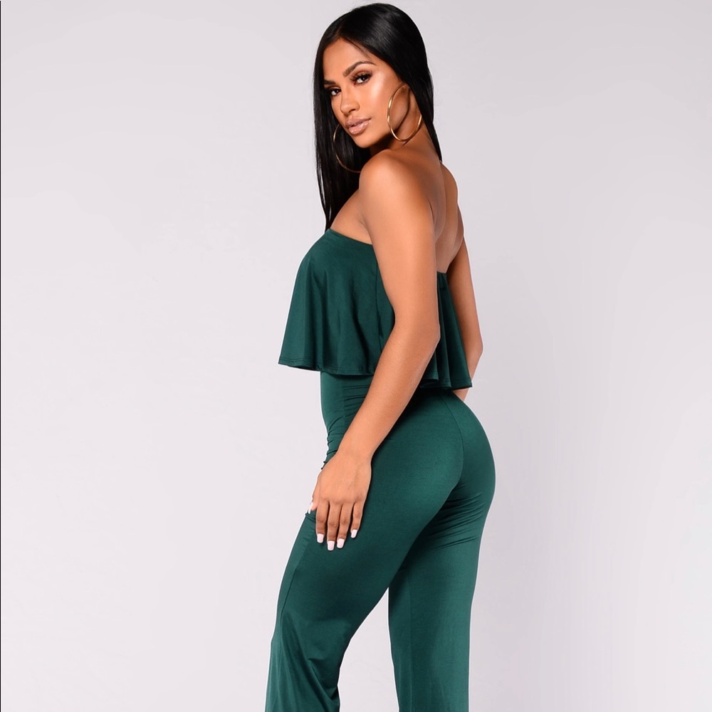 Brand New Fashion Nova Strapless jumpsuit